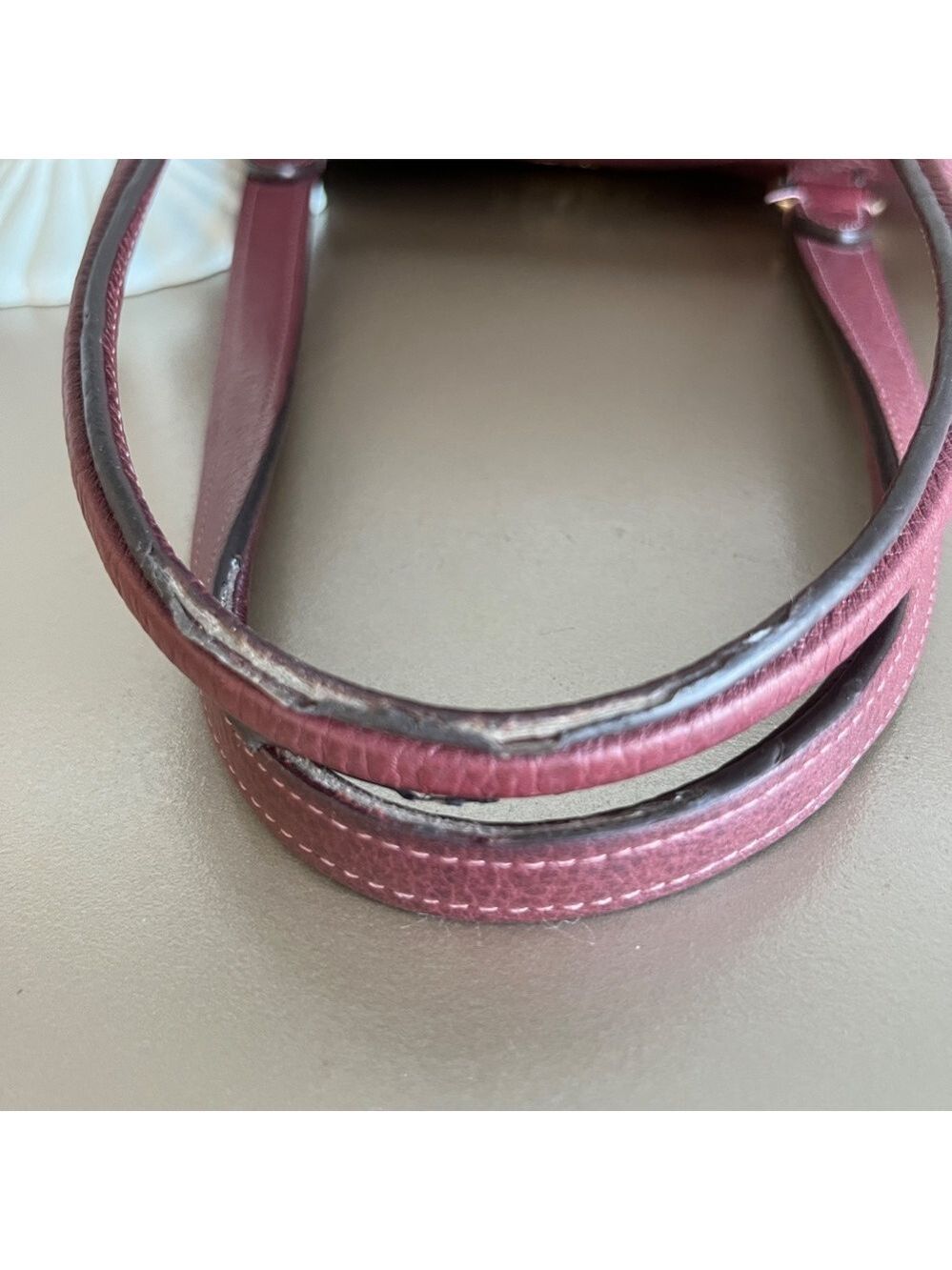 Vintage Leather Coach Handbag - Picture 4 of 16